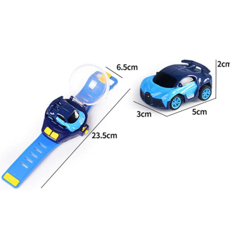 Remote Control Car Watch Mini Cute Wrist Band 2.4GHz Infrared Sensing Electric Racing Vehicle USB Charging Smart Toy Kids Gift