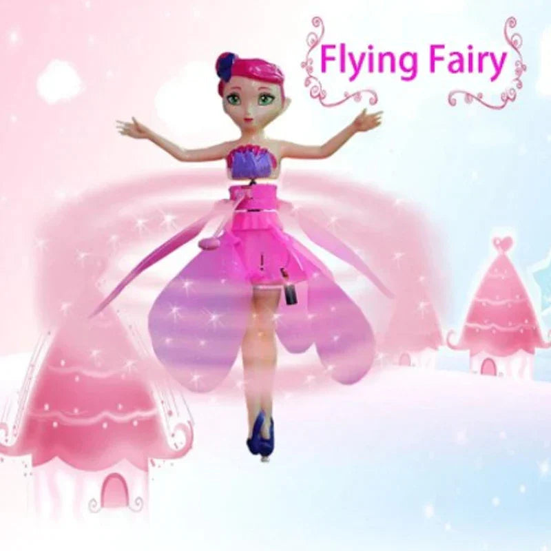 Magic Flying Fairy Princess Doll For Kids Usb Rechargeable Gesture Sensing Flying Doll